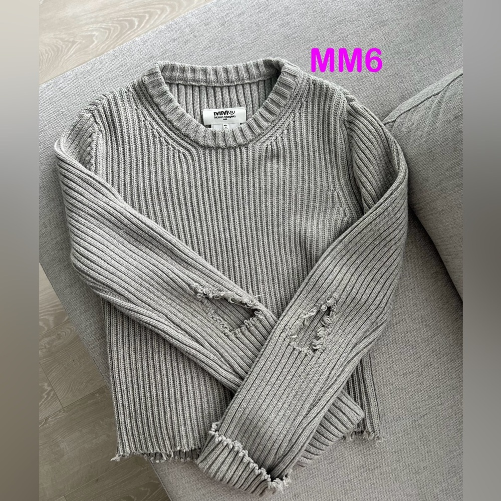MM6 Maison Margiela deconstructed SWEATER